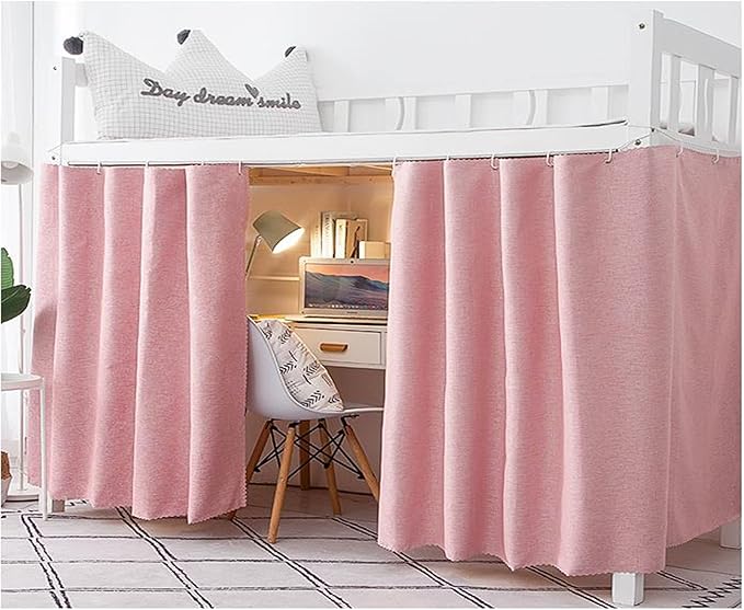 Dorm Home Solid Thicken Bunk Blackout Bed Curtains Cloth Bed Canopy Students Single Sleeper,1panel
