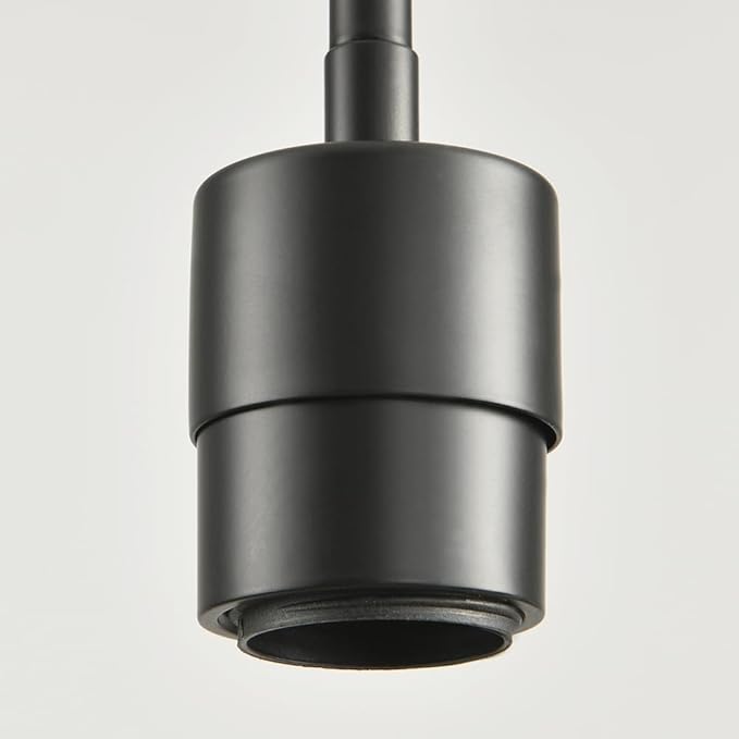 Black Pendant Lights Kitchen Island - Seeded Glass Pendant Light Fixture Multiple Stems Rods (3 Pack with Rod seeded Glass)