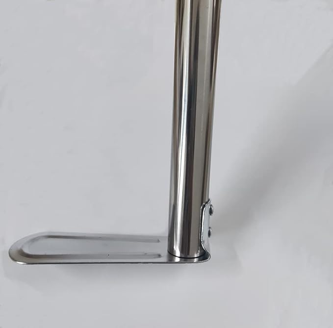 Mengersi Silver Canopy Bed Frame Post Full Size Stainless Steel Four Corner Bed Mosquito Net Frame Bracket Fit for Metal Bed Wood Bed