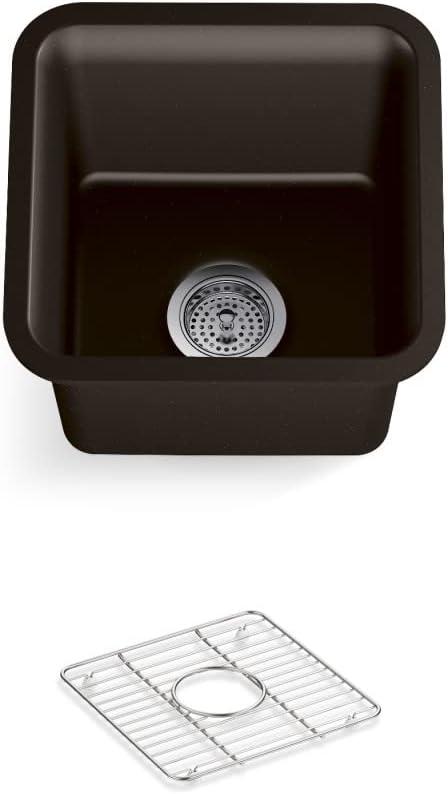 KOHLER K-8223-CM2 Cairn Sink, 15 in, Matte Brown