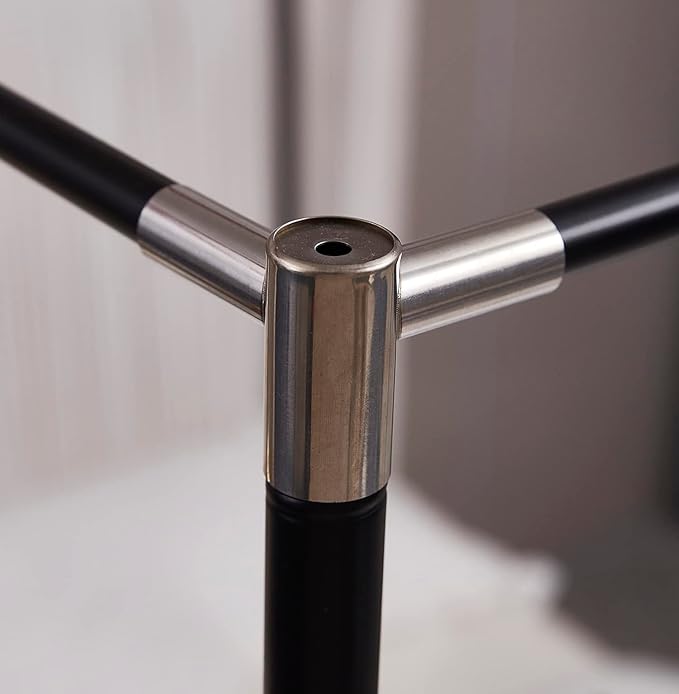 Mengersi Canopy Bed Frame Queen Size,Bed Canopy Frame Post Bed Poles,Canopy Bed Curtains Frame Bracket Fit for Metal Bed Wood Bed Bedroom Decor,Black