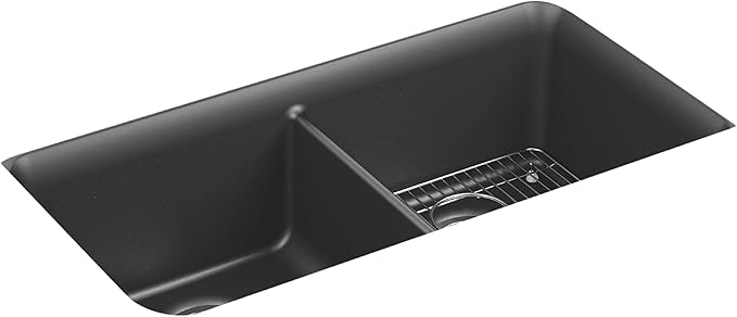 KOHLER 8199-CM7 Cairn Sink, 33 in, Matte Graphite