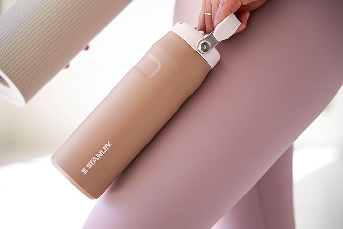 Stanley IceFlow Flip Straw 2.0 Water Bottle| Built-In Straw with Larger Opening | Lightweight & Leak-Resistant | Insulated Stainless Steel | BPA-Free