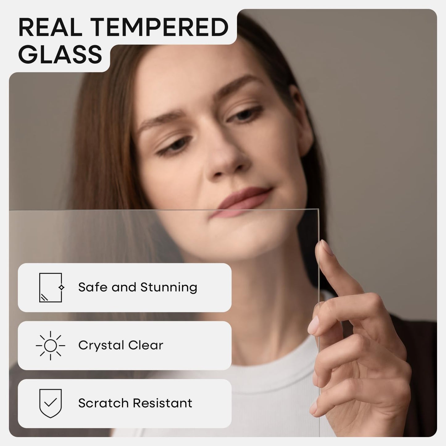 Homeforia 22x28 Poster Frame Walnut, High End Dark Oak 22x28 Large Wooden Picture Frame with Mat 18x24, 22 x 28 Brown Wood Frame Matted to 18 x 24, 28x22 Thin Frame, Tempered Glass, Wall Kit, Set of 1