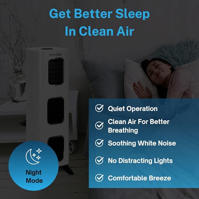 iAdapt 2.0 H13 HEPA Filter Air Purifier Reduces 99% of Viruses, Mold, Dust, Smoke, Pollen & Odors Quietest on The Market WiFi Compatible 3,975 Sq Ft of Clean Air