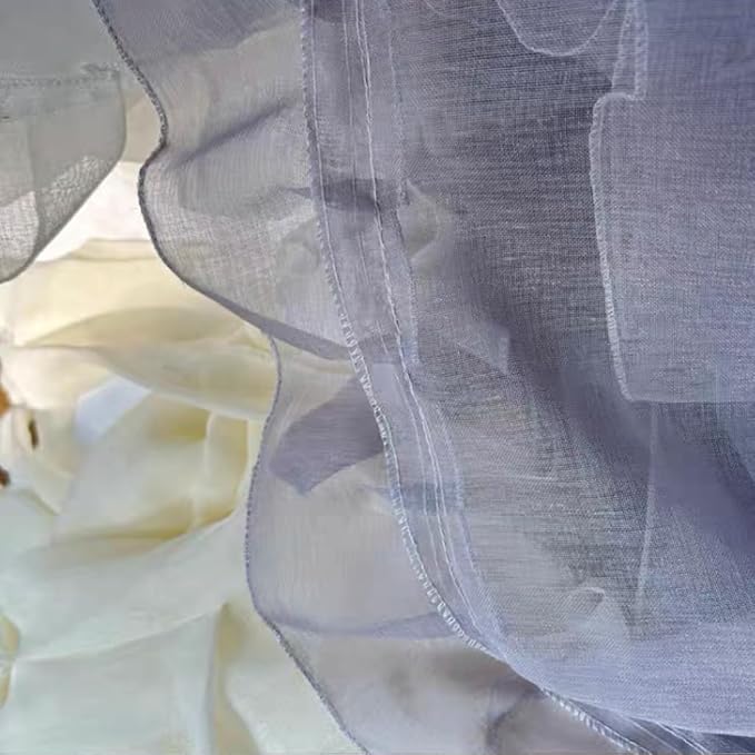 Elegant Princess 4 Corner Post Mosquito Net Romantic for Girls Women Bed Curtain Canopy for Adult Wedding Bedroom Kids Rooms Decoration (Type4-Grey, King)