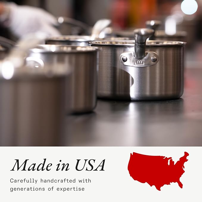 Made In Cookware - ProCoat 12" Non Stick Frying Pan (Graphite) - 5 Ply Stainless Clad Nonstick - Professional Cookware - Crafted in USA - Induction Compatible