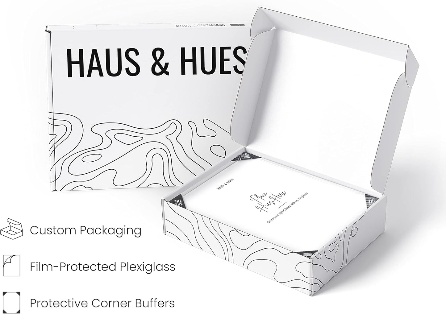 HAUS AND HUES 5x7 White Metal Picture Frames - Bulk Frames 5X7 - Features Premium Aluminum, Vertical Hanging, Easel Back for Tabletop, Home, Office (5x7 in, White, Set of 25)