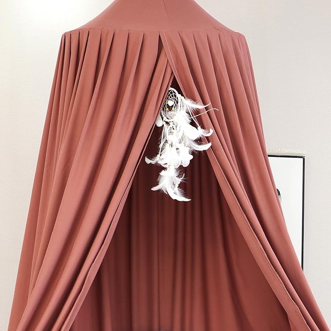 Upgrade Version of Canopy for Kids Bed, Extra Large Canopy for Girls Room Decoration Princess Castle Play Tent Hanging House, Dreamy Canopy for Children Room Reading Nook Canopies