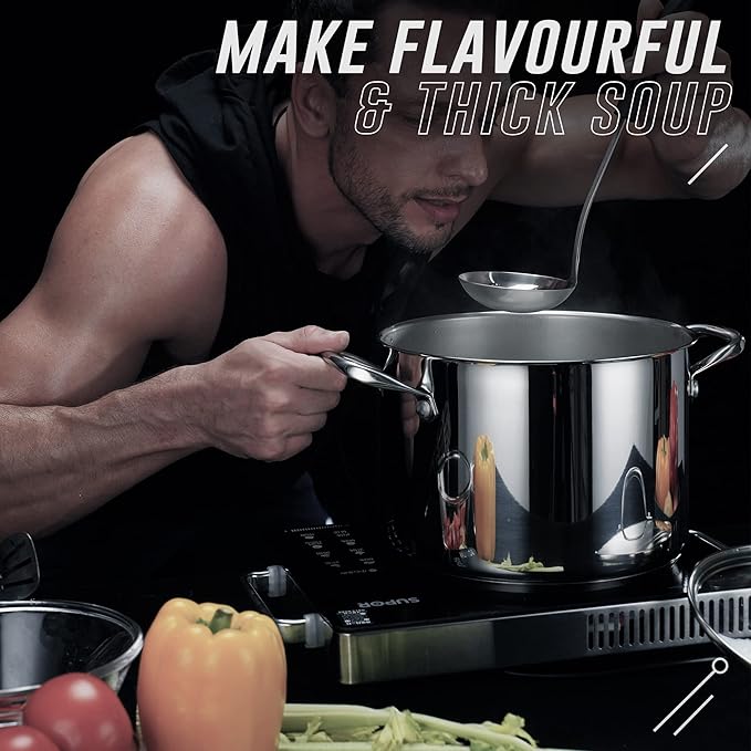 Stainless Steel Pots and Pans Set 10 Piece, Kitchen Cookware Set with Nonstick Frying Pans and Glass Lids, Induction Cookware Set, Including 2 Saucepans, Sauté pan, 2 Frying Pans, Stock Pot