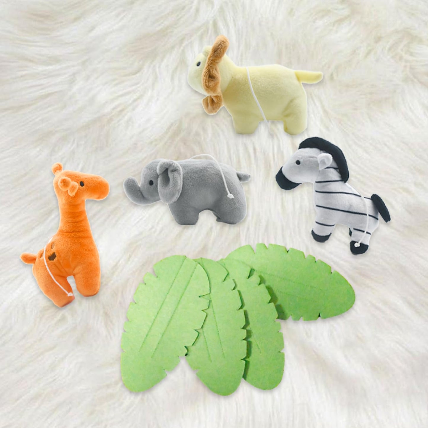 Crib Mobile, Baby Mobile with 12 Lullabies, Musical Baby Crib Mobile for Boys or Girls, Safari Animals Crib Toys Hanging, Safari Nursery Decor