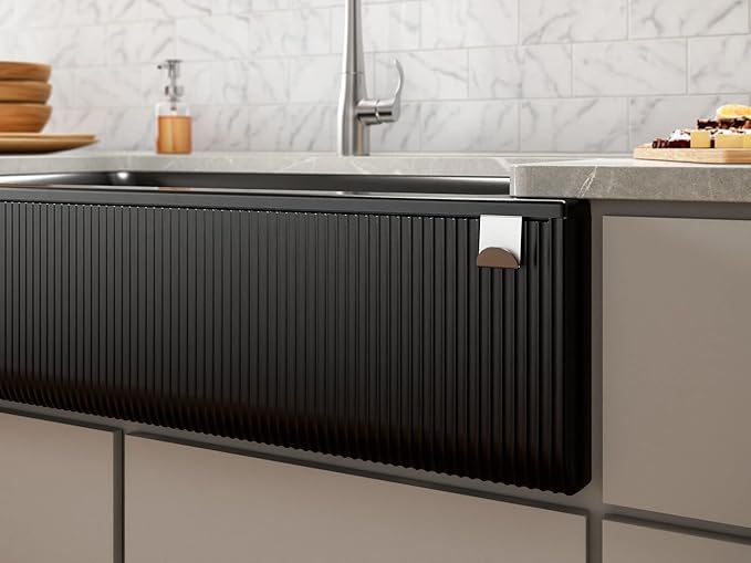 KOHLER K-25788-CM8 Cairn Sink, 36 in, Matte Black Plum