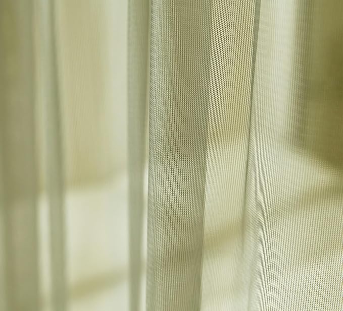 Akiky Canopy Bed Curtains King Sheer Sage Green Bed Canopy Scarf Bed Canopy,Kids Bed Scarf-Curtains for Room Décor or Wedding Party Décor(2 Bed Canopy)