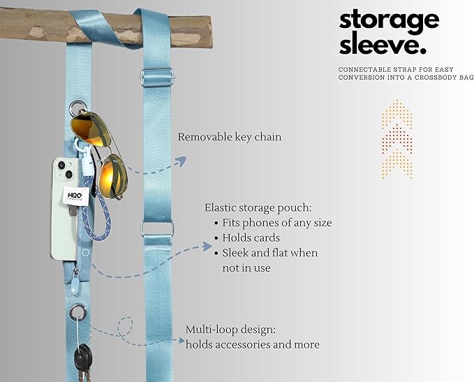 H2O Capsule Half Gallon Insulated Water Bottle With Straw - Stainless Steel Thermos Water Bottle With Sipping/Chugging Lid & Shoulder Strap For Storage - 64 oz Vacuum Flask, Keeps Hot Cold (Ice blue)