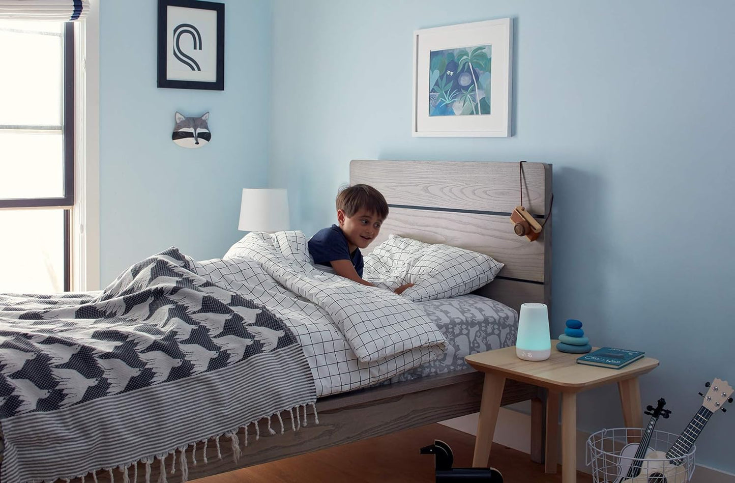 Hatch Rest+ 1st Gen Baby Sound Machine, Night Light, Time-to-Rise Plus Audio Monitor, White Noise Soother, Toddler Sleep Trainer, Kids Alarm Clock, Nightlight