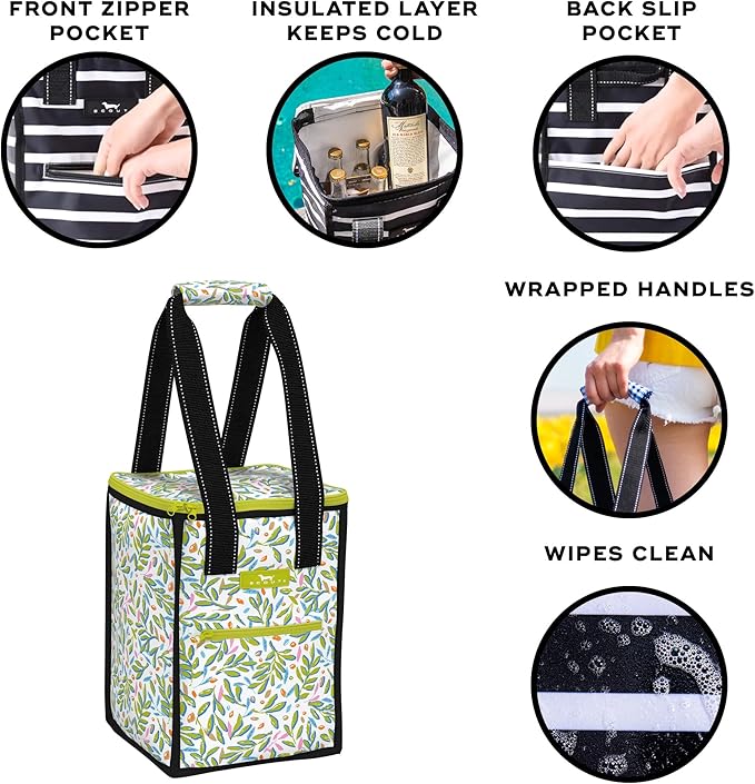 SCOUT Pleasure Chest - Soft, Lightweight, Insulated Cooler, Fits 5 Wine Bottles, Cooler for Beach, Pool, Boat, and Picnics